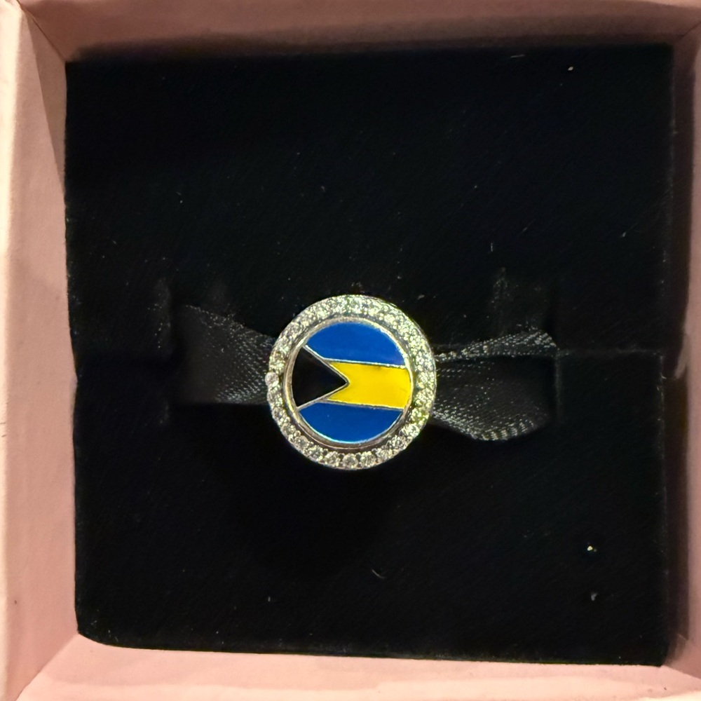 Bahamas flag Pandora charm